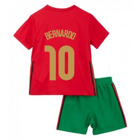 Koszulka Portugalia Bernardo Silva 10 Dziecięca Główna Mistrzostwa Europy 2020 - Koszulki Piłkarskie